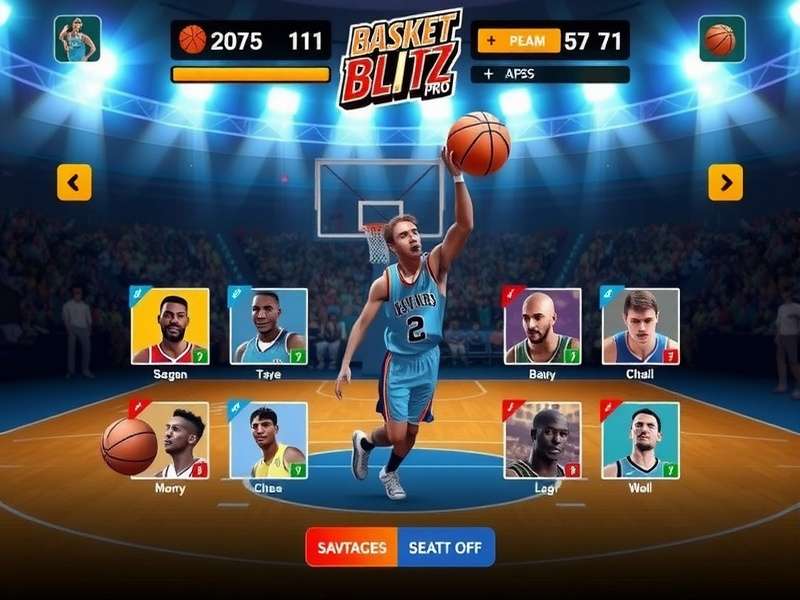 Basket Blitz Pro tournament mode and competitive gameplay